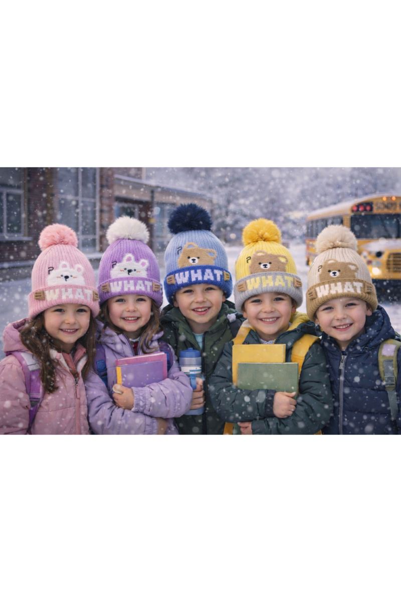 Bebek Çocuk Kışlık İçi Polar Bere - Şapka · görsel 2