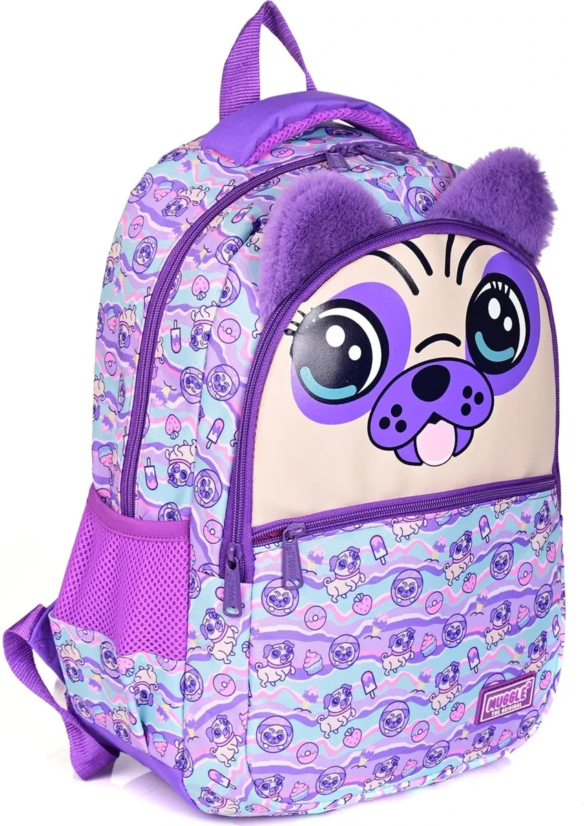 Muggle 6962 Dog Mor 3’lü Okul Çantası Seti · görsel 3