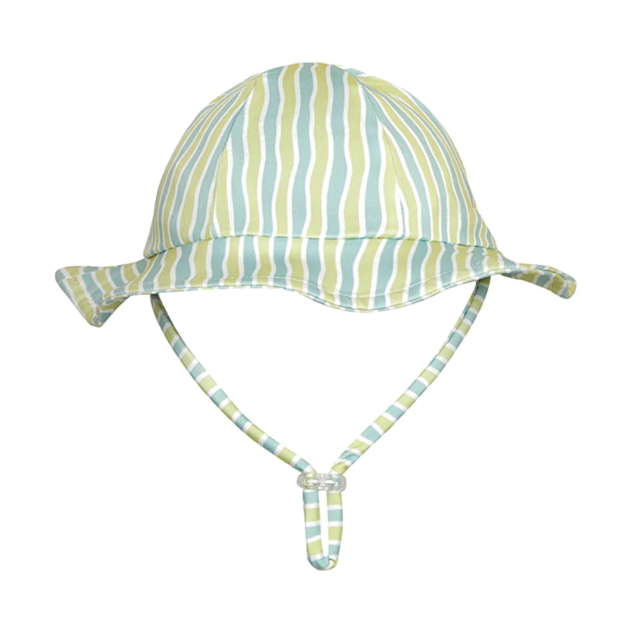 Çizgili Yeşil Bucket Şapka