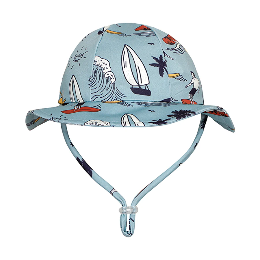 Deniz Desenli Bucket Şapka