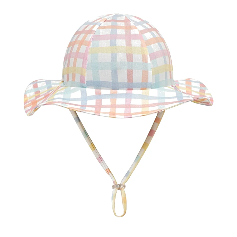 Pastel Ekose Bucket Şapka